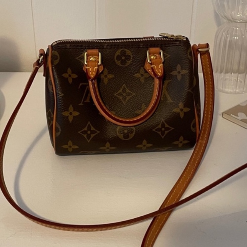 Louis Vuitton Speedy Nano Crossbody Bag (old version) classic
